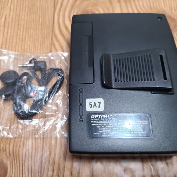 Optimus Cassette walkman player (AS IS) - Picture 3 of 4